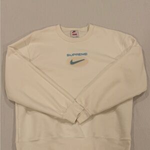 Supreme Nike Jewel Crewneck (White)